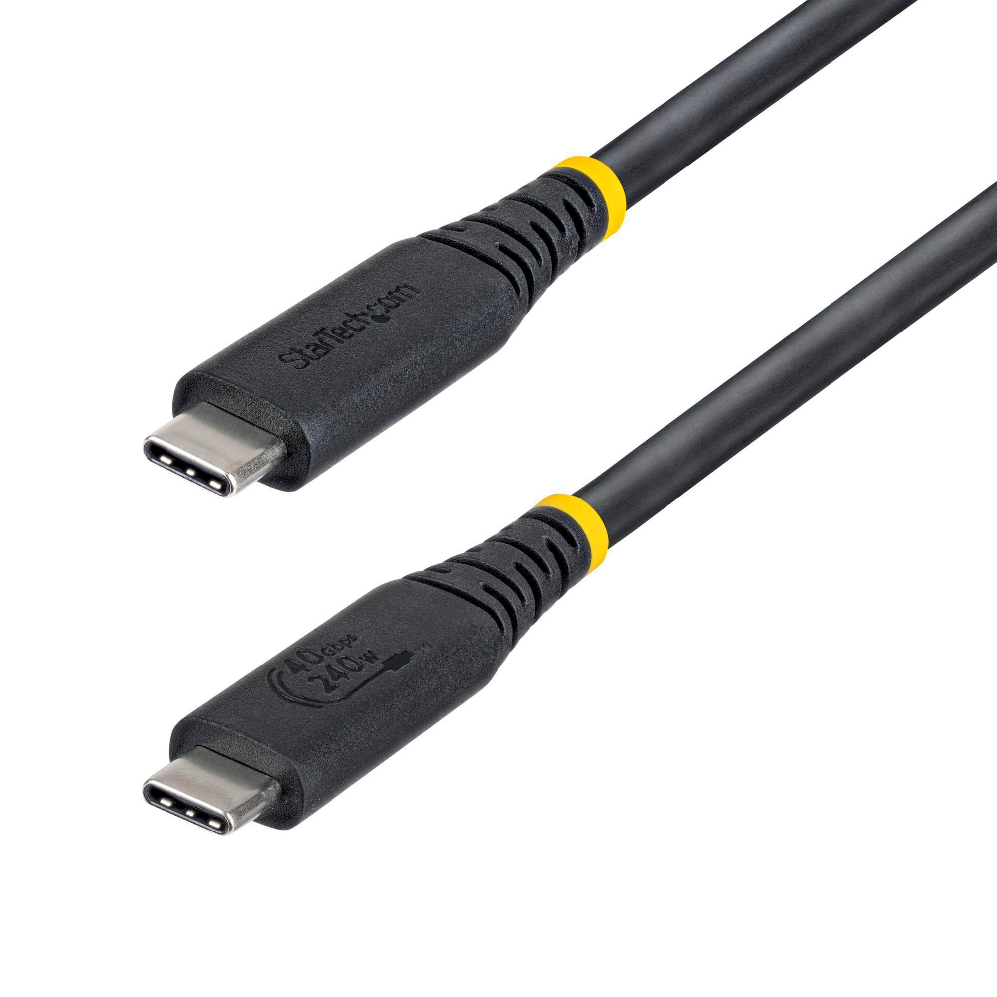 StarTech.com USB4 Kabel 1 m USB-C - 40 Gbit/s, 240 W PD, 8K 120 Hz / 4K 240 Hz, DP 2.1, Thunderbolt 4 kompatibel