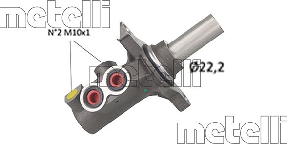 Metelli Hauptbremszylinder 051276 Für Dacia
