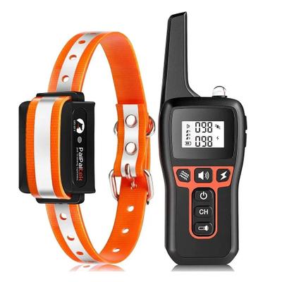 Inspire Select 1000M Waterproof Dog Training Collar With Remote Rechargeable Anti Bark & Obedience Training System For Small, Medium orange 1 Collar