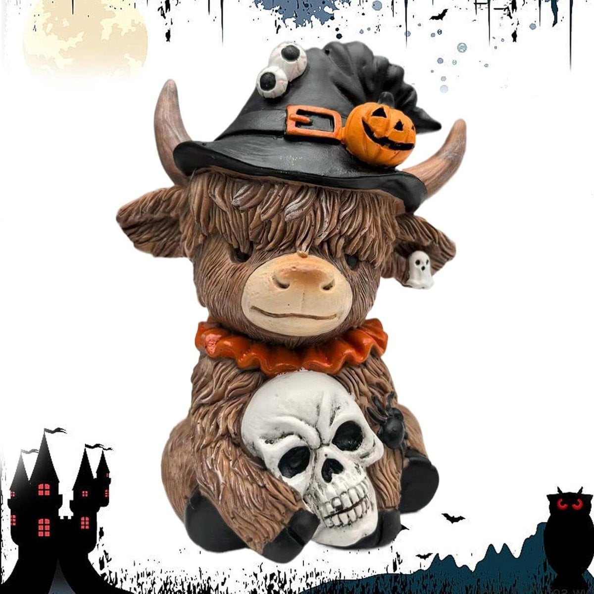 Bruin Hars Beeldje Decoratie Figuur Hoogte: 13 cm