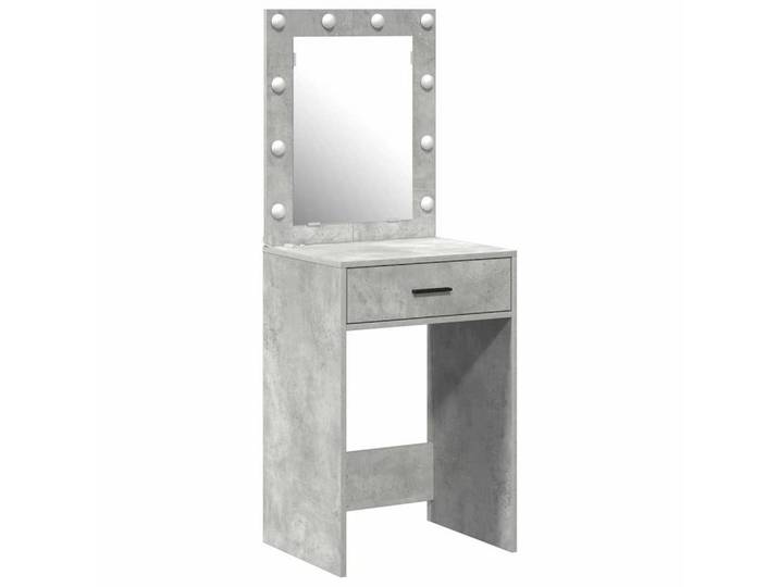vidaXL Schminktisch Schminktisch Beton Grau 50 x 41 x 135 cm Holzwerkstoff (1-St)