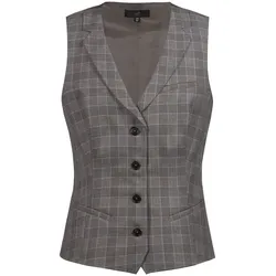 Damen Gastro Weste Glencheck "1715" - 3XL - Blau