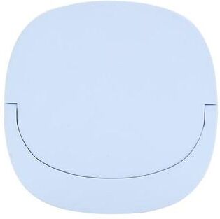Inspired Deals Portable LED Makeup Mirror With Storage Rechargeable Travel Makeup Mirror And Fill Light blue