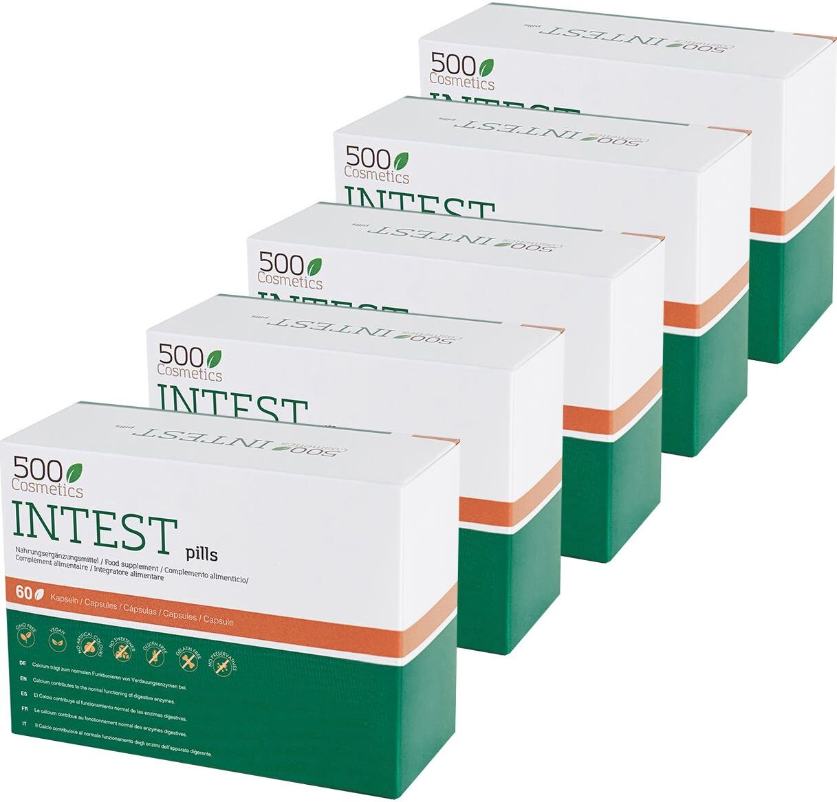 500 COSMETICS Intest 60 comp X5