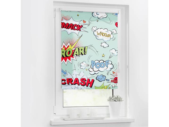 Store enrouleur Crash 70 x 150cm Bleu