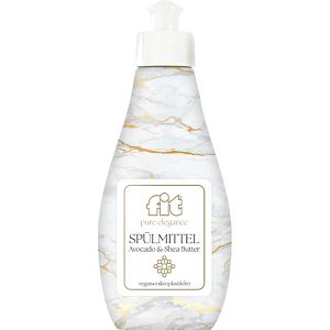 fit Spülmittel pure elegance, Avocado & Shea Butter, vegan, höchste Fettlösekraft, Flasche, 400 ml
