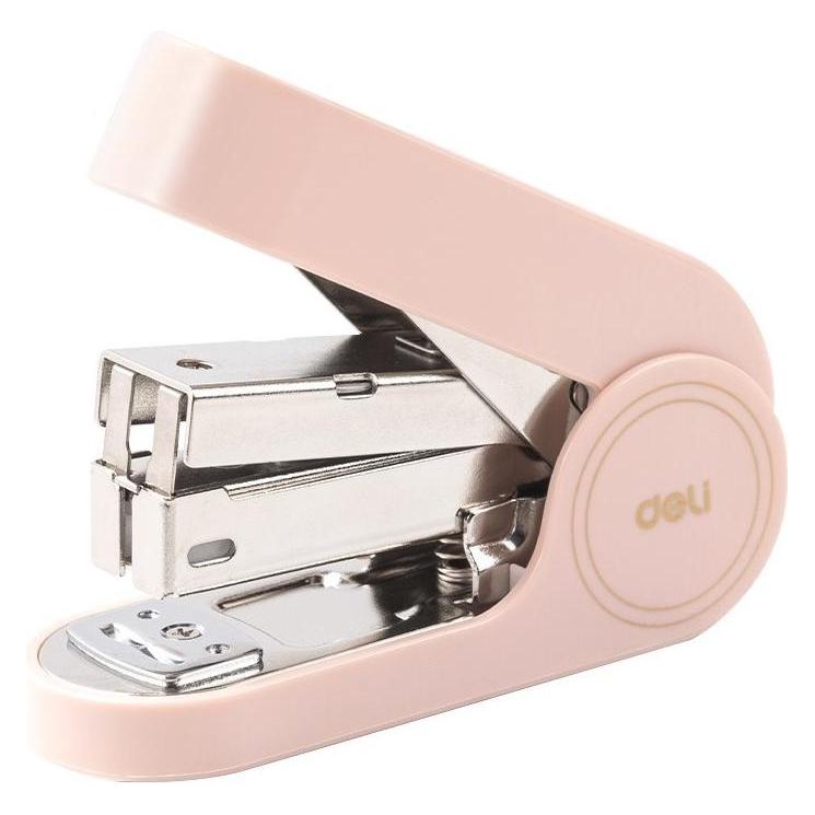 Deli Linfini EM390 Hefter für bis zu 25 Blatt, rosa (25 Blätter) (DELI)