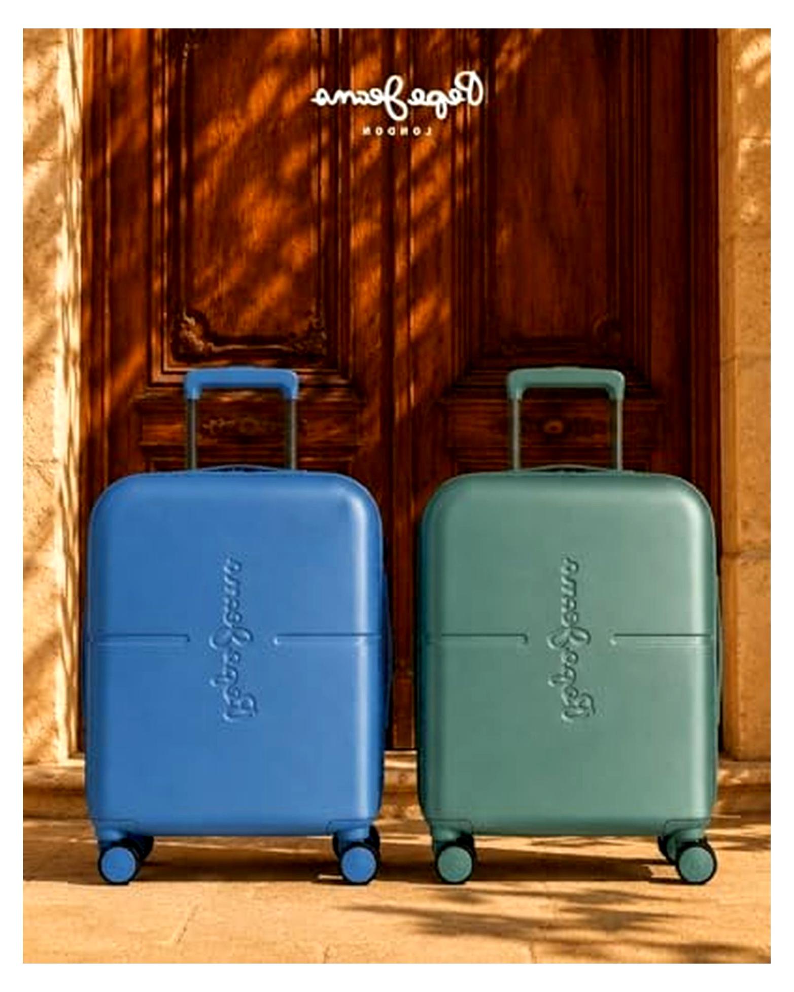 Koffer-Set Blueon 48x70x28 cm, starres ABS, integrierter TSA-Verschluss, 116L, 6.8 kg, Handgepäck mit 4 Doppelrollen
