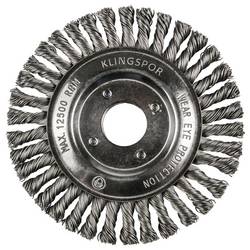 Klingspor BRP 600 Z Pipelinebürste gez. einreihig Anzahl Reihen 1, 178 x 6 x 22,23 mm 0,5 Stahl BRP 600 Z 358319 1 St.