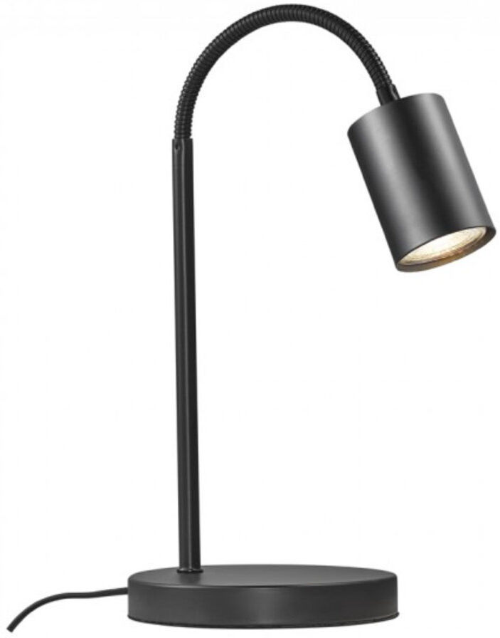 Nordlux Metal Desk Lamp Black 55cm H X 23.4cm W X 23.4cm D
