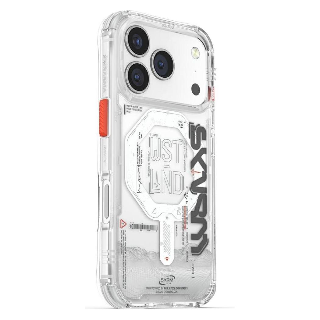 Skinarma Sonix Case for iPhone 17 Pro Magnetic Charging Transparent (Apple iPhone 17 Pro) (SK-2025IPP6.3-SONIX-CLR)