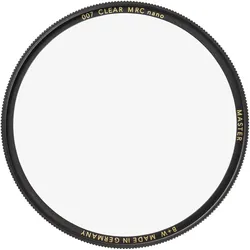 B+W CLEAR FILTER MRC nano MASTER 37mm (37 mm, Schutzfilter), Objektivfilter, Schwarz