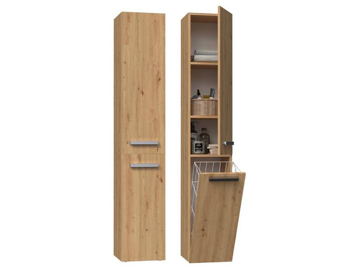 ibonto Hochschrank Badezimmerschrank: Elegantes & Praktisches Aufbewahrungsmöbel