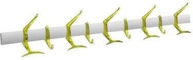 Kartell Hanger Garderobenstange (zitronengelb transparent, B 90cm) zitronengelb transparent   B 90cm