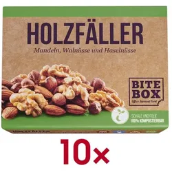 BiteBox 10x Nuss-Mix »Holzfäller« 50 g