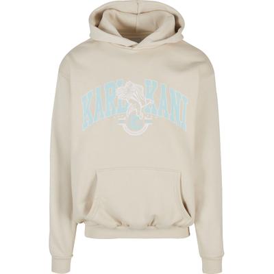 Kapuzensweatshirt KARL KANI "Karl Kani Karl Kani OG Eagle Print OS Hoodie", Herren, Gr. M, beige (light sand, light blau), 100% Baumwolle, bedruckt, Rundhals, Sweatshirts