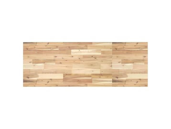 HGPOTUY Tischplatte Rechteckig 120x50x2 cm Massivholz Akazie Unbehandeltes Akazienholz, glatte Oberfläche, feucht abwischbar, für Esstisch, Bistrotisch, Bartisch, Couchtisch