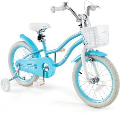 Costway 14/16/18 Inch Kids Bike with Dual Brakes and Adjustable Seat-16 inches