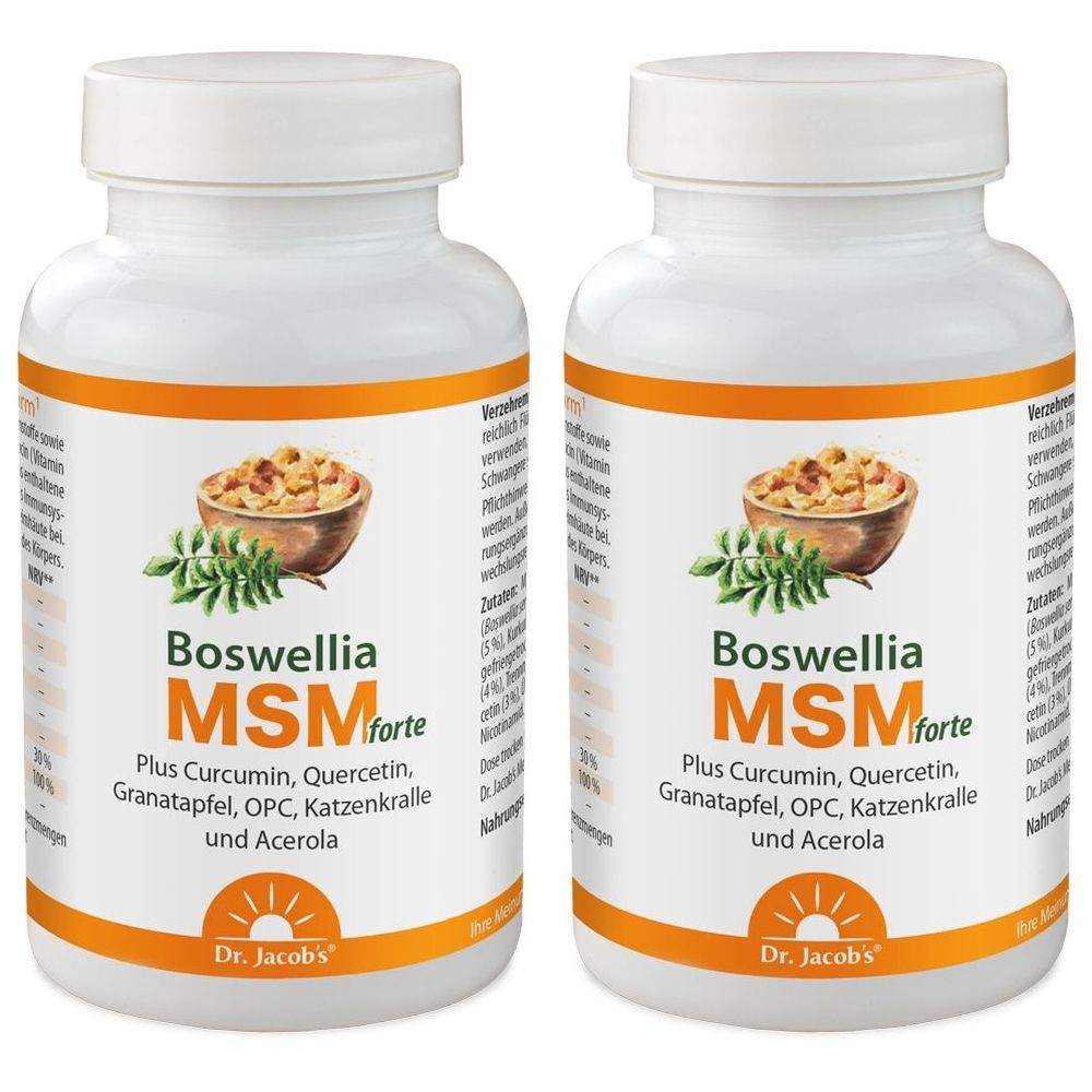 Boswellia MSM forte Dr.Jacob's Tabletten 2x 2x90 St
