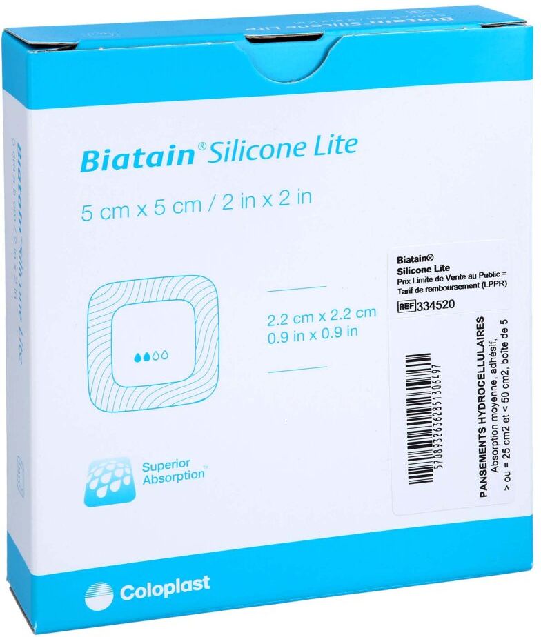 Biatain Sil Lite Sch 5x5cm