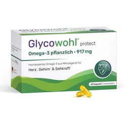 GLYCOWOHL Omega-3 Kapseln 917 mg vegan+DHA+EPA 60 St