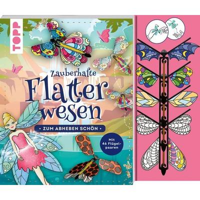 Zauberhafte Flatterwesen. Zum Abheben schön: über 40 fliegende Schmetterlinge, Bienen, Feen und Drachen, Taschenbuch von Tanja Andersen, Frechverlag