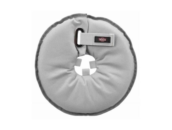 Schutzkragen TRIXIE Schutzkragen weich mit Klettverschluss , grau, B:19,5cm, Polyester, Tier-Halsbänder, Schutzkragen