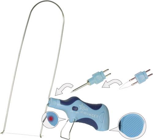 Star Tec ST 106 Multi-Tool 6V 15.5W Lötspitze, Brennspitze, Heizdraht +300 - +500°C Akkubetrieben