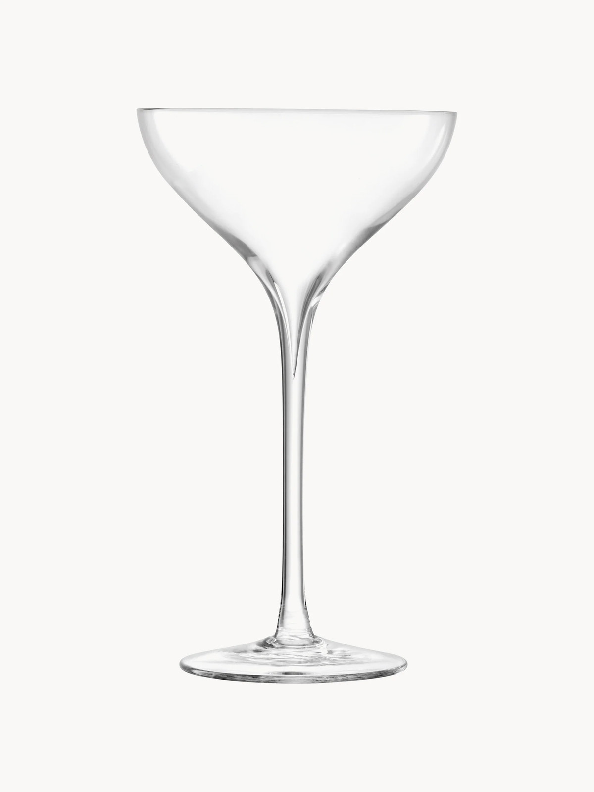 LSA International Savoy mondgeblazen champagneglazen, 2-delig