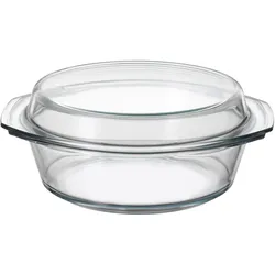 Backform rund (BHT 30x9,50x25,50 cm) - transparent - BHT 30x9,50x25,50 cm
