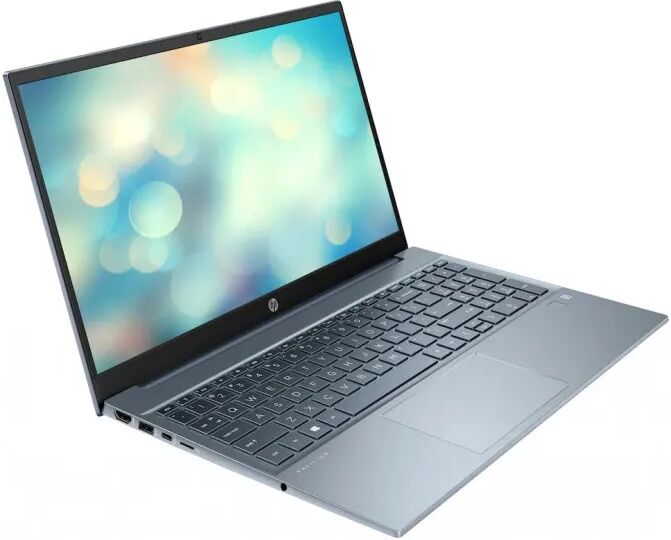 HP Pavilion 15-Eh1826no 15" Ryzen 5 5500u 2.1ghz 512 Gb 8 Gb Amd Radeon Integreret 1920 X 1080 Standard Lyseblå Som Ny