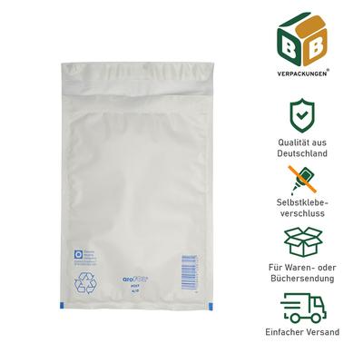 BB-Verpackungen GmbH 600 x Luftpolsterversandtasche (Poly) 4 / D (180 x 265 mm) Versandtasche gepolsterte Briefumschläge Polsterversandtaschen BB-Verpackungen