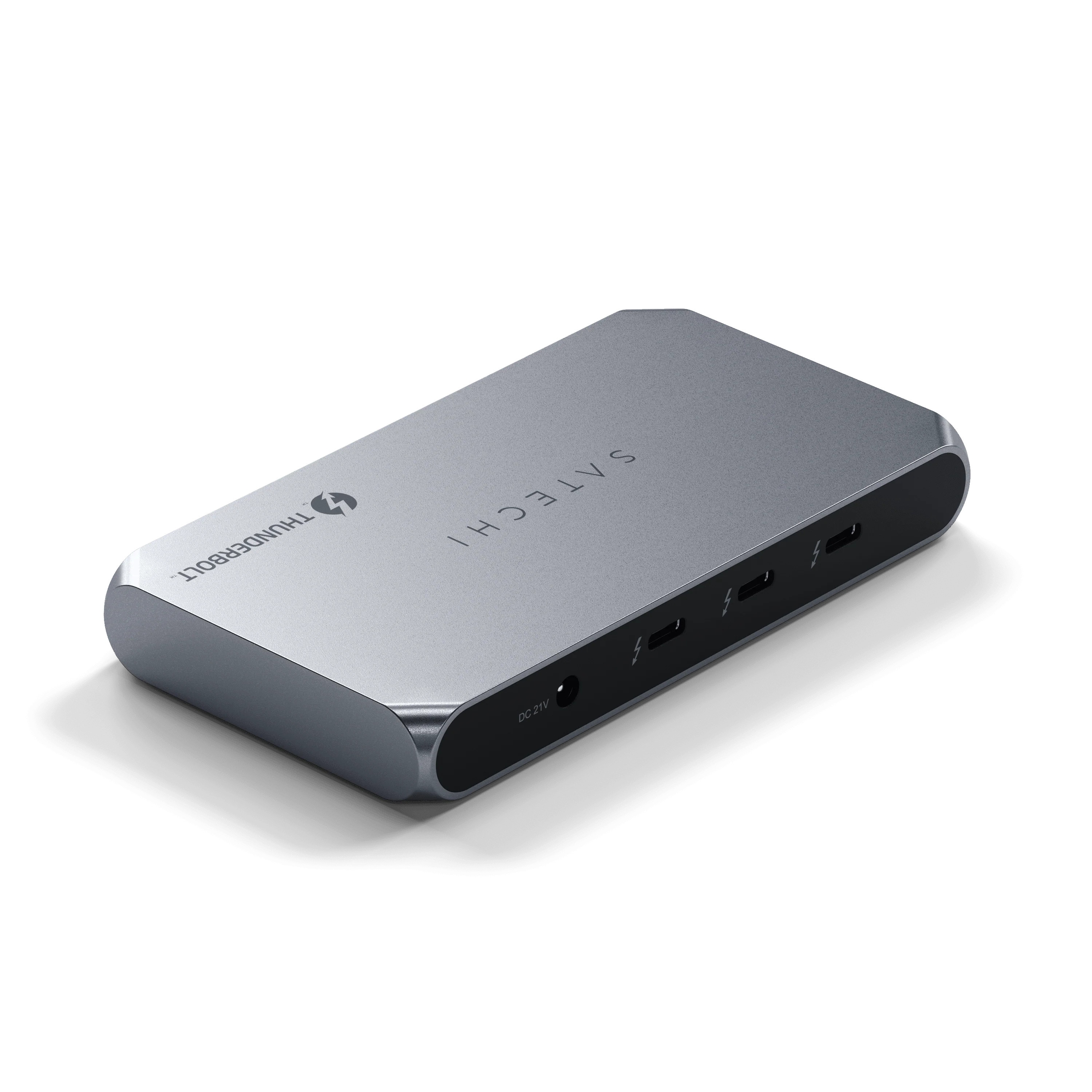 Satechi USB-C 4-Port Hub mit 2.5 Gigabit Ethernet Space Gray ST-H3C25EM
