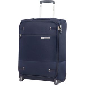 Samsonite Koffer Base Boost Upright dunkelblau, Weichschale, 2 Rollen, 41 Liter, 40 x 55 x 20cm