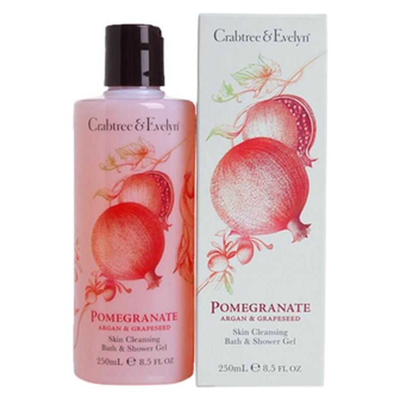 John Richmond Crabtree & Evelyn Granatapfel Argan Traubenkern Reinigungsduschgel für alle Hauttypen, 250 ml (250 ml) (CBE-045)