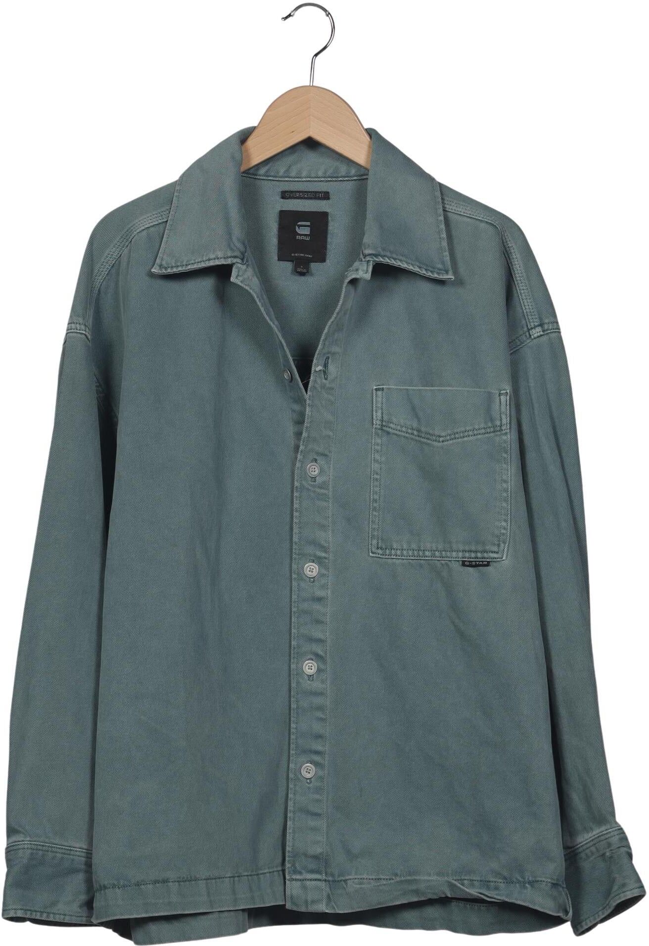 G Star RAW Herren Jacke, Türkis, Gr. S, Baumwolle - Second Hand
