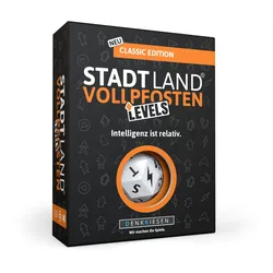 Denkriesen - Stadt Land Vollpfosten® Classic Edition –"Intelligenz ist relativ."| Levels