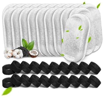 Uplift Picks 40 Pack Cat Water Fountain Replacement Filters And Sponges For Stainless Steel Pet Fountains 40 Pack Cat Water Fountain Replacement Filters And Sponges For Stainless Steel Pet Fountains