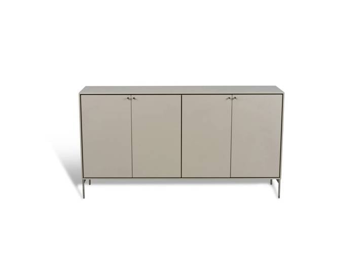 Mavis Buffet Volt 80x148 cm Beige-acier inoxydable