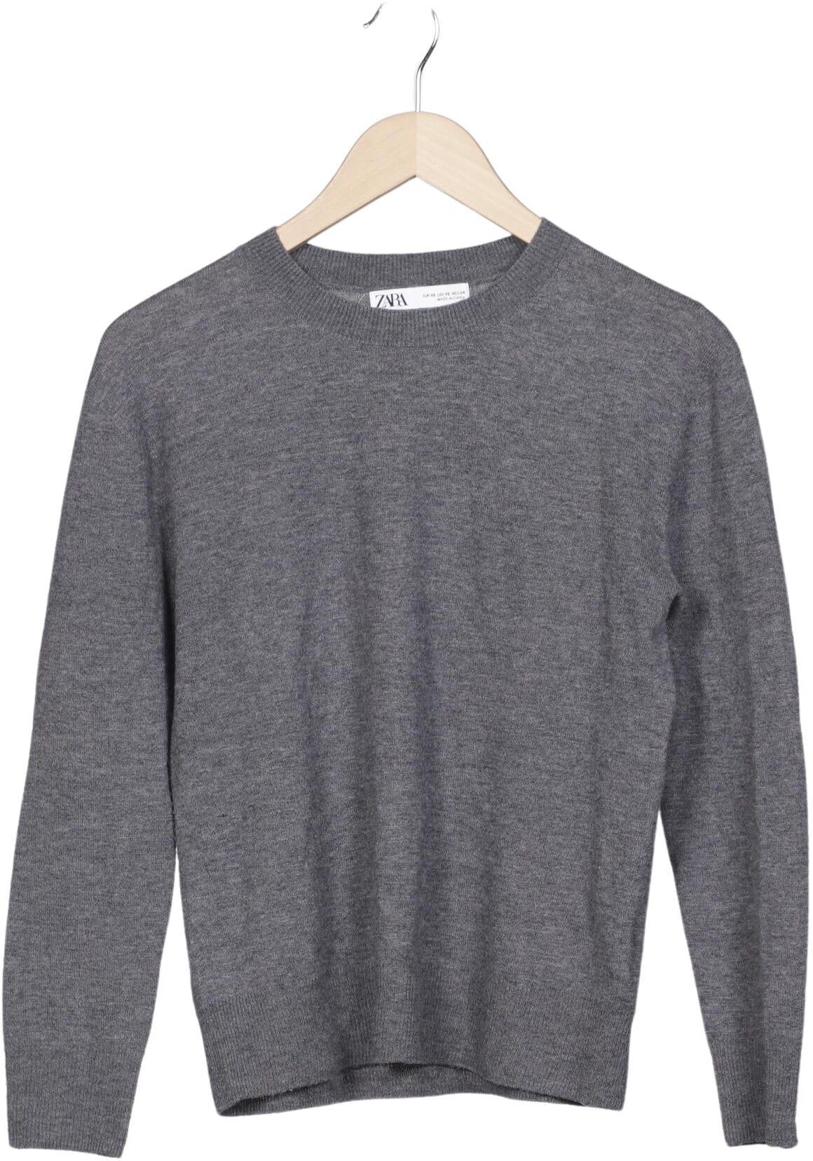 Zara Damen Pullover, Grau, Gr. XS, Wolle - Second Hand