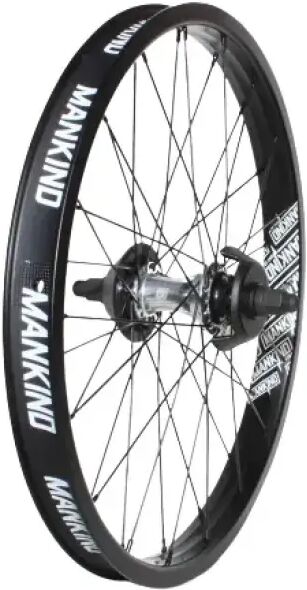 BMX Hinterrad Mankind Vision 20" Cassette (Matt Black/Polished Silver - Right hand drive)