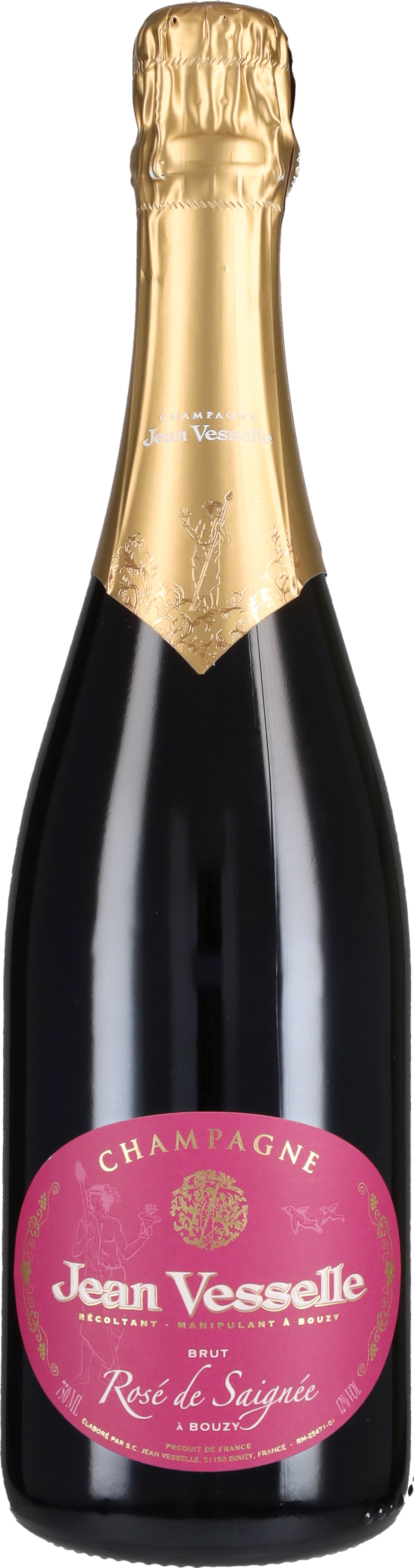 Champagne Brut Rosé de Saignée Jean Vesselle