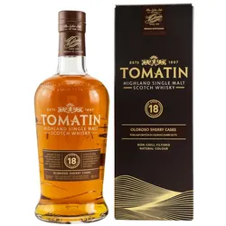 Tomatin 18 Jahre - Oloroso Sherry Casks - Highland Single Malt...