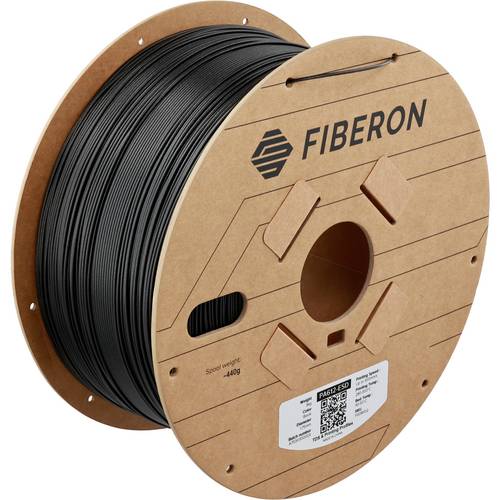 Polymaker FG08002 Fiberon Filament PA612-ESD ESD-sicher, Hochtemperaturbeständig 1.75mm 3000g Schwarz 1St.