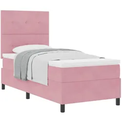 vidaXL, Boxspringbett, Basile Button tufted (90 x 190 cm)