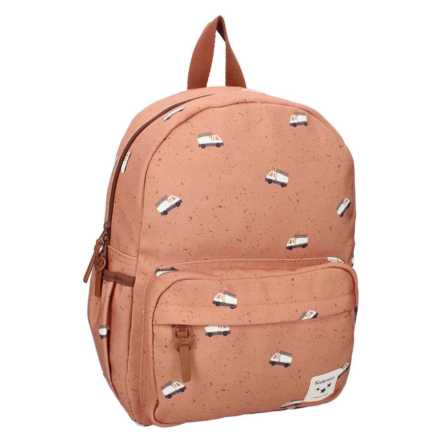 Kidzroom Rucksack Turin Enchanted Memories Braun Feuerwehrauto (030-00739)