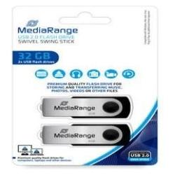 MediaRange MEMORY DRIVE FLASH USB2 32GB/MR911-2 (32 GB, USB-A) (MR911-2)
