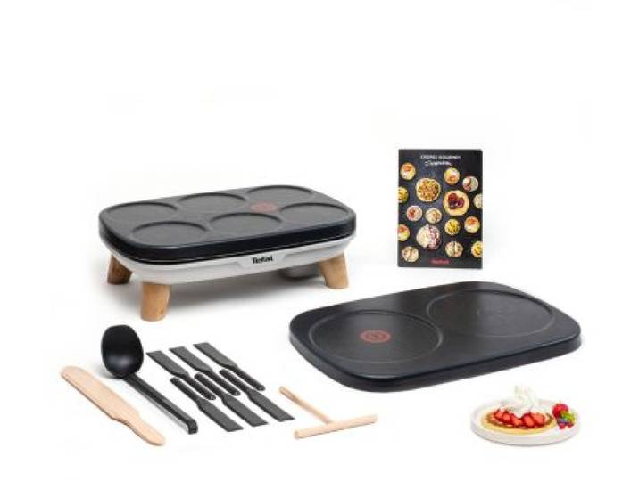 Tefal - Crêpière Gourmet 2 Plaques Py900d12