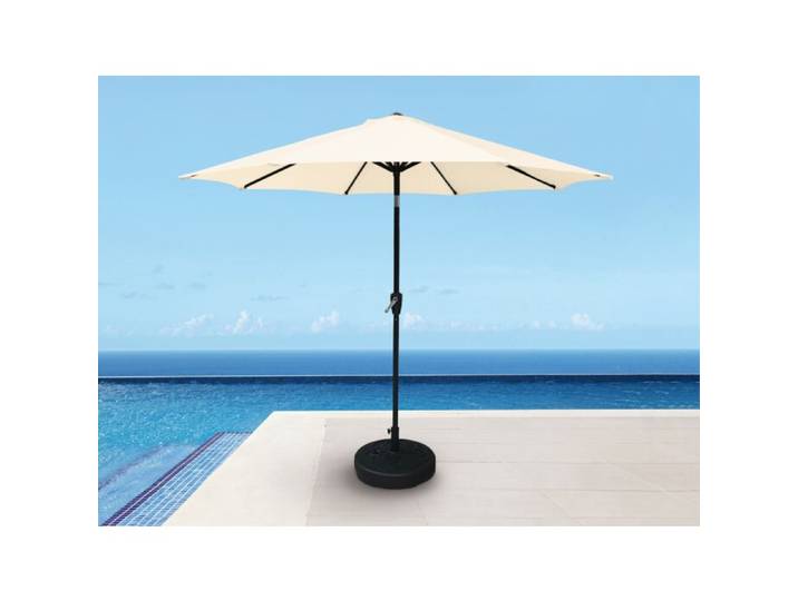 Sonnenschirm mit Sockel Uv50+ beige