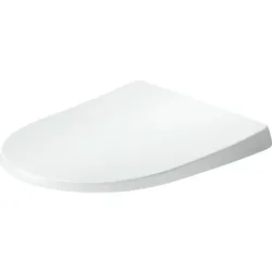 Duravit Univavo WC-Sitz D-shaped 0022990000 Absenkautomatik, abnehmbar, Scharniere Edelstahl, Weiß